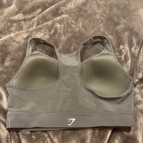 Gymshark Lightweight High Support Sports Bra Charcoal - Picture 4 of 6